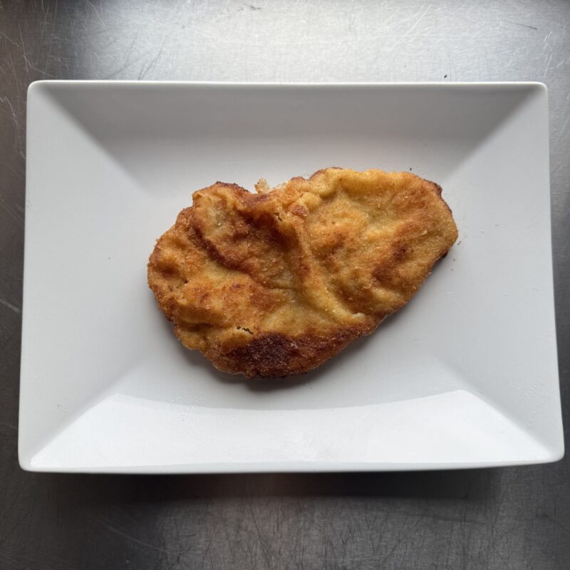 Tradiční český smažený řízek